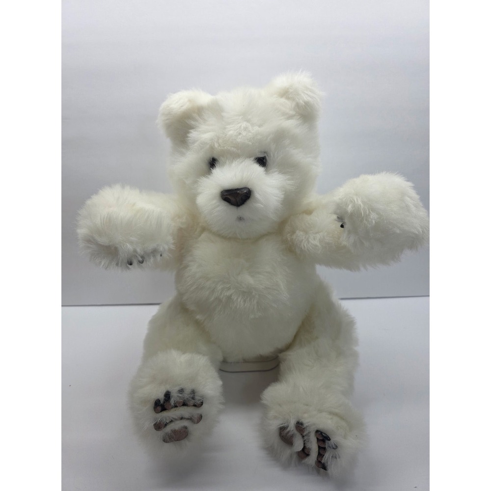 Hasbro Tiger Electronics Luv Cubs White Polar Bear Interactive Plush Working
